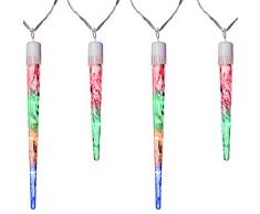 WeRChristmas WRC-8689 Lot de 8 guirlandes Lumineuses 24 LED Multicolore