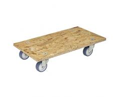 Plaques de Wagner MM1320 OSB Ultra Soft – OSB/grobspanp Lette 18 mm, 30 x 57,5 x 11 cm, Trou de Suspension, roulettes Ultrasoft 75 mm, Charge maximale : 250 kg – 20117301