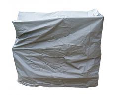Gartenfreude Coque PE pour Chaise Longue de Jardin 126 x 55 x 112 cm Gris