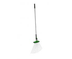 Quirky rake-n-tamp rétractable et Râteau et protection – Vert