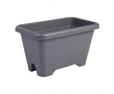 Iris Ohyama, Jardinière surélevée - Air Planter - 450, plastique, gris, medium, 45 x 27,2 x 26