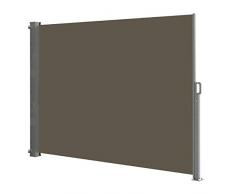 RED DECO Paravent rétractable Brise Vue occultant extérieur Phoenix 140x300 cm Taupe