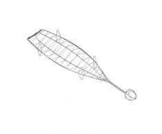 Sauvic 02610 Grille de Barbecue Zinguée avec Pieds 54 x 13,5 x 8 cm