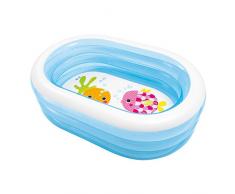INTEX Petite piscine ovale baleine - 163 X 107 x 46 cm - (Modèle Assortie)