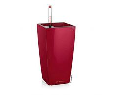 Lechuza 18050 Maxi Cubi Pot de Fleurs Auto-arrosant Rouge écarlate Brillant