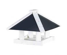 Siena Garden Mangeoire pour Oiseaux Noir et Blanc