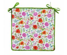 Best 04411472 Coussin dassise avec Cordons de Fixation 40 x 40 x 3 cm