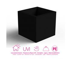 Moovere LIGNI400NEEU Pot de fleurs Noir 40 x 40 x 36 cm