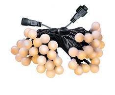WeRChristmas WRC-8674 Guirlande Lumineuse 50 LED Basse Tension Blanc Chaud