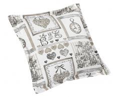 Best STS Coussin décoratif Multicolore 40 x 40 x 12 cm, 4121772