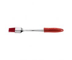 Bodum fyrkat Pinceau de Cuisine pour Huile, Pinceau en Silicone, Pinceau à Barbecue, INOX/Silicone, Rouge, 11488-294