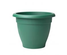 Stewart Pot de Fleurs 2001034 de 27 cm, Orange/Terre Cuite, Plastique, Vert foncé, 39 cm