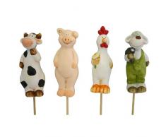 G Plants Farm Yard Bâton décoratif pour Pot de Fleurs