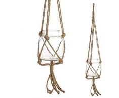 DCASA Pot de Fleurs Suspendu en Verre L