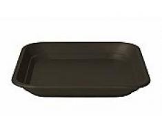 Stewart Soucoupe carrée pour jardinière Chocolat