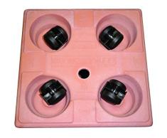 Bama Nassestop S18 Piramide Sensation Pot de Fleurs Terracotta 40 x 40 x 70 cm