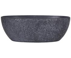 Universal Pot de Fleurs, Coupe de Fleurs Roto Pebble, résistant au Gel et ultraléger, Gris, 55x20cm