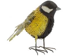 TS, Garde Deco Figurine Animale XL Mésange, Handpainted, Multicolore, 63 x 20 x 43 cm, 137282