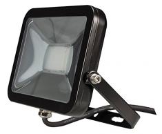 Perel Design Projecteur LED 20 W, 24,5 x 8 x 297 cm, Chaud/Noir, leda4 02ww de B