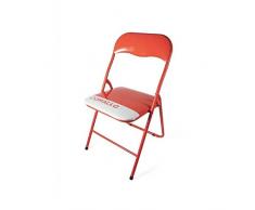 Galileo Casa 2197599 Chaise Pliante Corail Orange