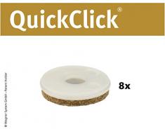 Wagner QuickClick® Chaise Patins//Lot de 8 Patins de Rechange//Ultra Soft – Diamètre 40 mm – 15833400