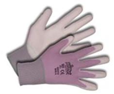 KIXX Handschuh Nylon/Polyurethan Manique, Weiß, Flieder