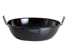 PAELLA WORLD Bol - - émaillé, 40 cm Noir Accessoires Barbecue