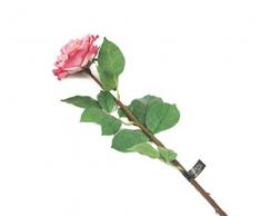 Floral Elegance Artificiel 92 cm Tige Unique Entièrement Ouvert Vieux Rose Roses X 12 – Artificiel de Luxe Plage de Fleur en Soie