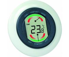 Technoline WS 9412 Thermomètre avec Affichage de la Température Intérieure/Humidité Intérieure Noir/Blanc