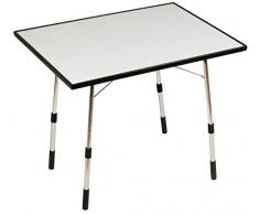 Lafuma Table de camping pliante, Hauteur réglable, 91 x 69 cm, Étanche, California, Couleur: Carbon, LFM1491-3631
