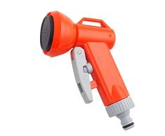 Siroflex Arrosoir Normal à Pistolet avec raccord en Blister, Orange/Gris
