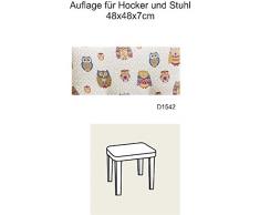 Best 04141542 Coussin pour Chaise à Dossier Haut STS 48 x 48 x 7 cm, d.1542