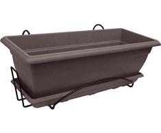 Poetic Jardin Prisca Jardinière avec Support, Taupe