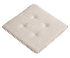 Dehner Sitzkissen Noah, ca. 39 x 39 x 3 cm, Polyester, Beige Oreiller,