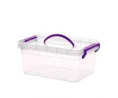 Bo Time Boîtes de Conservation Rectangulaires et Hermétiques pour Réfrigérateur - 1 Boîte de 20L