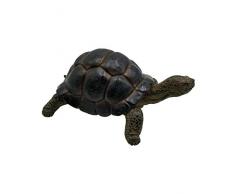 Dehner Dekofigur Schildkröte, ca. 38 x 27 x 16 cm, Polyresin, Braun/Grau Figurine, Marron/Gris