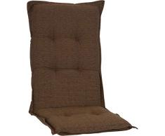 beo HL Nizza P202 Coussin de Chaise de Jardin à Dossier Haut Marron foncé 120 x 52 x 8 cm