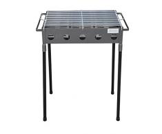 Flores Cortés 33206 Barbecue avec Pieds Noir 67 x 33 x 60 cm