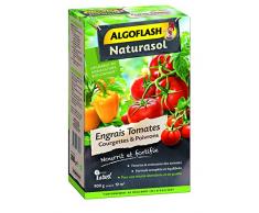 ALGOFLASH NATURASOL Engrais Tomates Courgettes Poivrons, Jusqu’à 11m², 800 gr, ATOMBIO800
