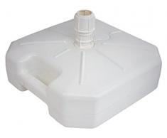 DELSCHEN 6100–131–102 Pied de Parasol Blanc 39 x 39 x 14,5 cm