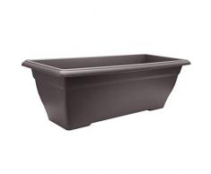 Poetic PRI40TA Prisca 40 Jardinière Plastique Taupe 40 x 21 x 16,9 cm