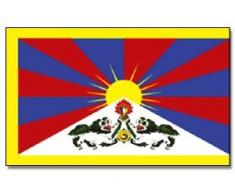 Flaggenking King 17053 Tibet Drapeau Drapeau - Résistant aux intempéries, Multicolore, 150 x 90 x 1 cm