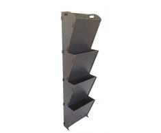 HOME JARDIN SOLUTIONS 4 ter 33 Gris Anthracite jardinière Murale à terrasses