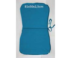 Euronovita STC1251 Coussin Monobloc pour Chaise, Bleu