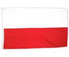 Flaggenking Drapeau King Drapeau Pologne/Drapeau, Blanc, 150 x 90 cm, 16888