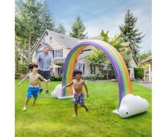 Teamson Kids Arc en Ciel Piscine Gonflable, Multicolore