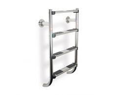 Fluidra Piscine échelle en Acier Inoxydable échelle entrée, Argent, 4 Niveaux, 71 x 18 x 5 cm, m00189