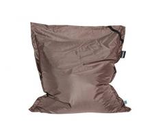 Easy for Life Coussin géant carré Taupe 106x106x19 cm 007263