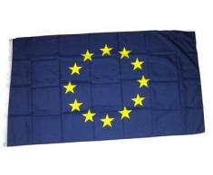 FahnenMax® Drapeau King Drapeaux/Drapeaux, leurope 12 étoiles Neuf, résistant aux intempéries, Bleu, 150 x 90 x 1 cm, 17029