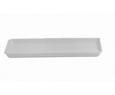 Nouvelle Plastique Adriatique npa047 Soucoupe pour jardinière, Blanc